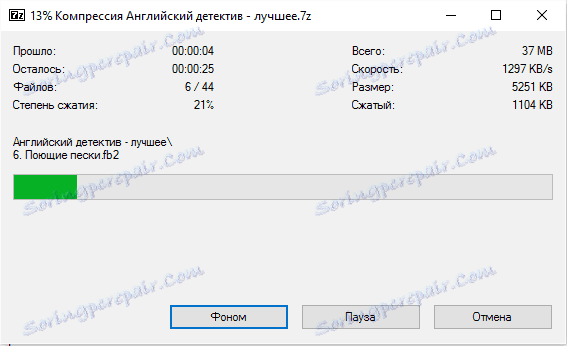 Kompresia súborov. 7-zip