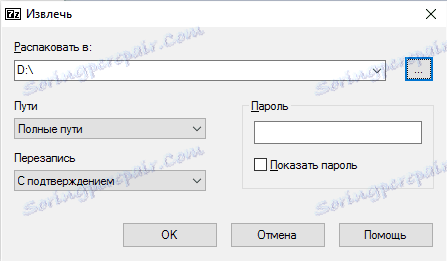 Extrahovanie súborov. 7-zip