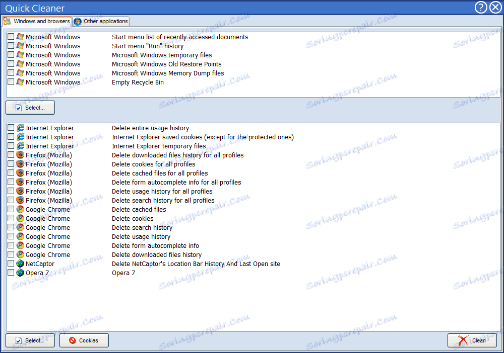 التنظيف السريع في Advanced Uninstaller Pro