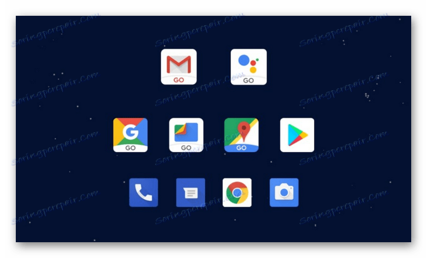 التطبيقات المثبتة مسبقًا في Android Go