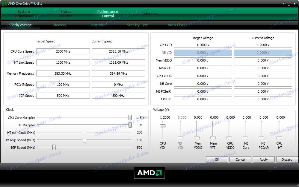 Pretaktovanie procesora v AMD OverDrive