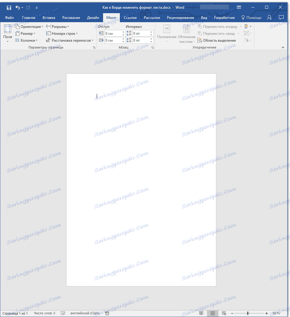 formát stránky změněn na aplikaci Word