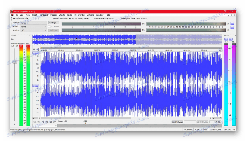 Digitalni urejevalnik - Sound Forge Pro