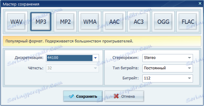 Exportovanie (ukladanie) zvukových súborov do Audiomasteru
