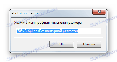 Zmožnost shranjevanja prilagojenih nastavitev za spreminjanje velikosti slik v Benvista PhotoZoom Pro