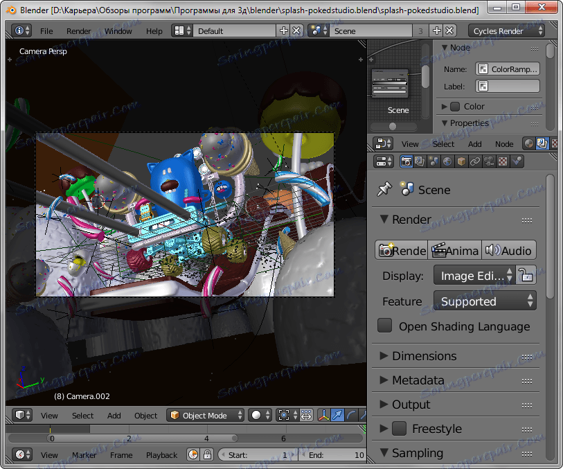 Profil animacji w Blenderze