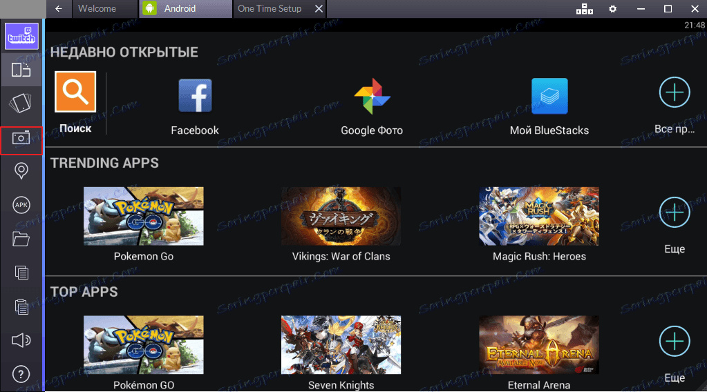 Screenshoty k Bluestacks