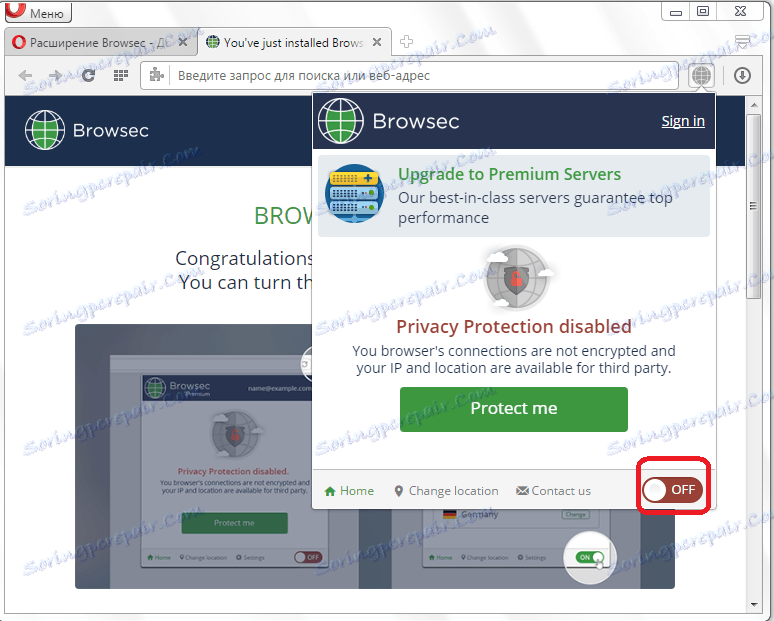 browsec extension