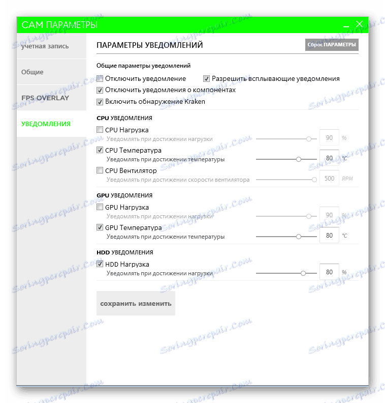 повідомлення CAM
