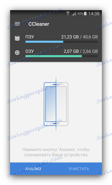 Головне вікно аналізатора CCleaner