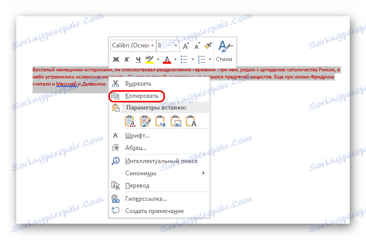 Kopiowanie z programu Word