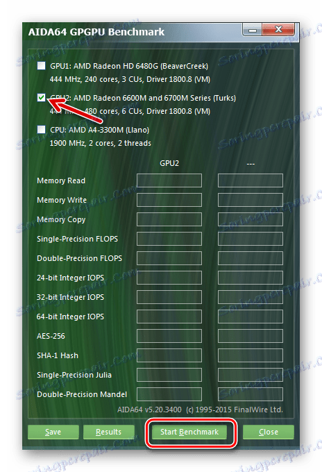 Provedení testu GPGU