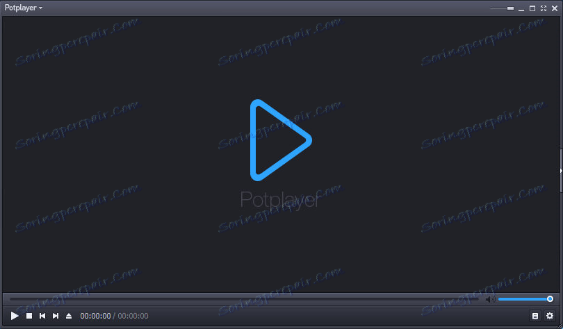Основното меню в PotPlayer