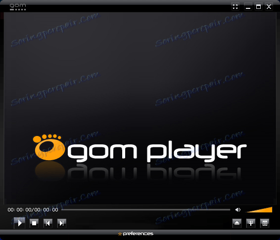Главното меню в GOM Player