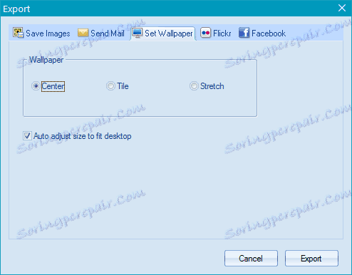 инсталиране като тапет в CollageIt
