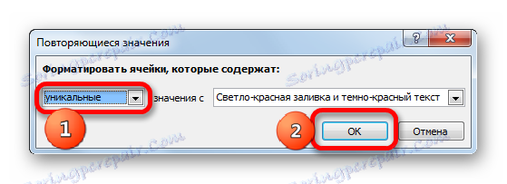Nastavení výběru jedinečných hodnot v aplikaci Microsoft Excel
