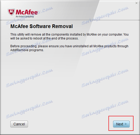 Kako potpuno ukloniti McAfee 