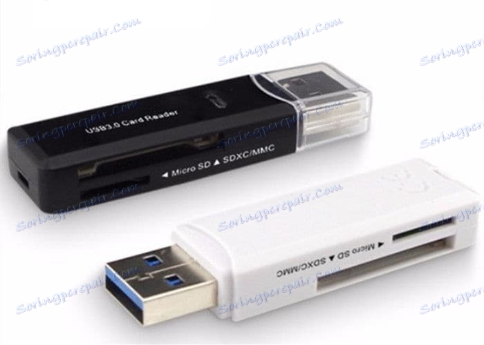 přenosná čtečka karet SD na USB