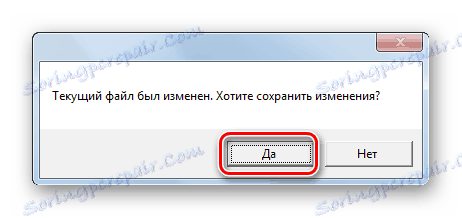 Potvrďte zmeny v aktuálnom súbore v dialógovom okne Typle v systéme Windows 7