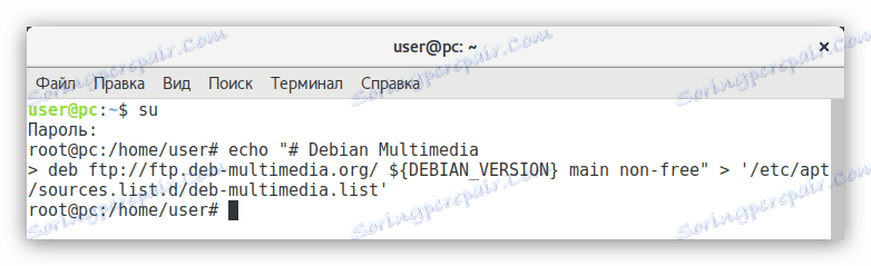 inštalácia multimediálnych kodekov v debian
