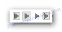 Príklad zobrazenia tlačidla vo VLC Media Player