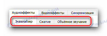 Obsah nastavení zvukových efektov vo VLC Media Player