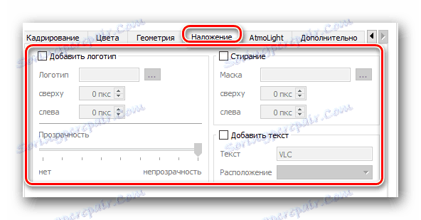 Nastavenia prekrytia vo VLC Media Player