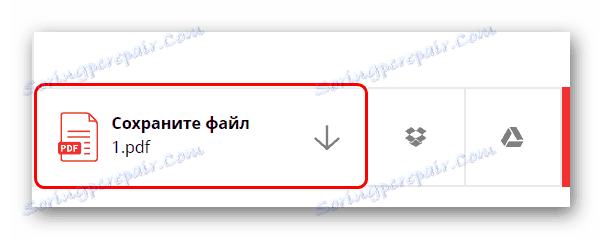 Preuzmite pretvorenu datoteku iz smallpdf.com