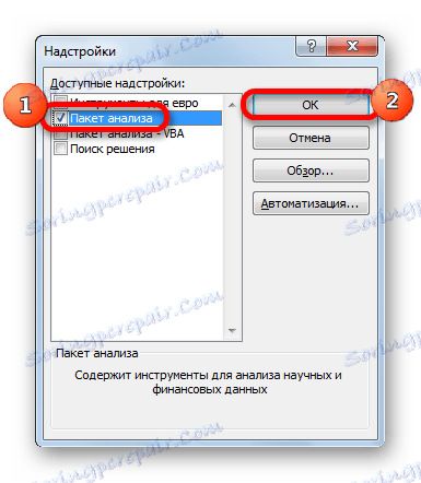 Włączanie pakietu analitycznego w programie Microsoft Excel