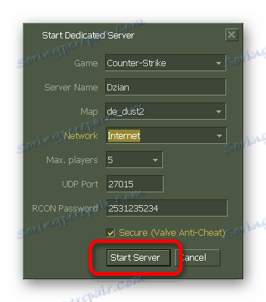 Запуск сервера через програму Хамачі