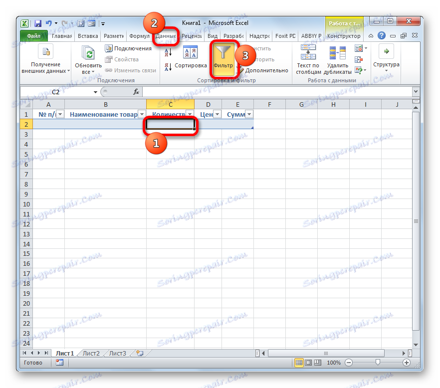 Zakázanie filtrovania pomocou karty Údaje v programe Microsoft Excel