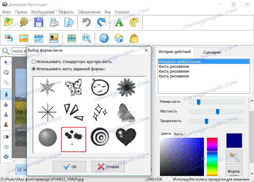 Изтегляне в домашно студио за снимки