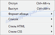 Kartica za oblikovanje v programu Adobe Dreamweaver