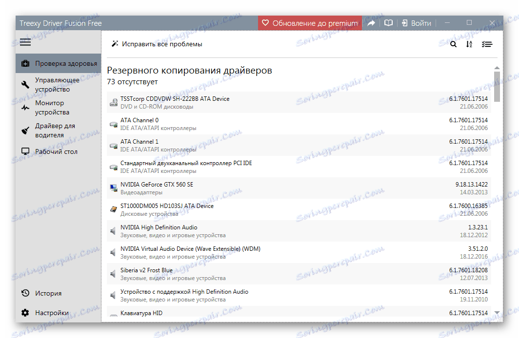 Avtomatizirani popravki in posodobitve gonilnikov v Fusion gonilniku