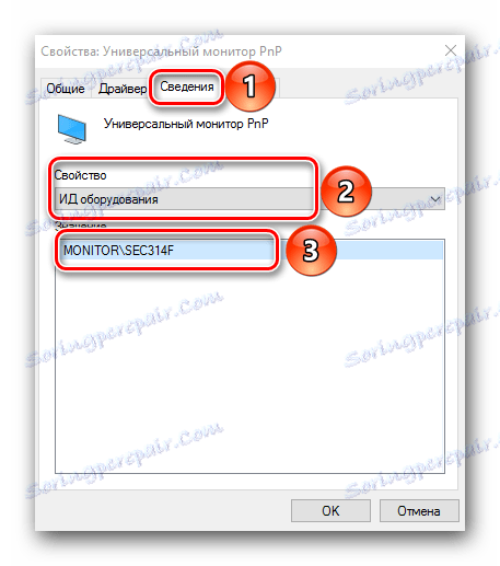 Zkopírujte ID monitoru