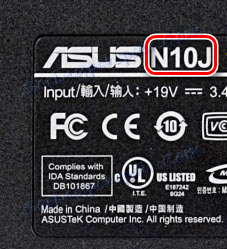 Oglejte si prenosni računalnik na zadnji strani prenosnega računalnika