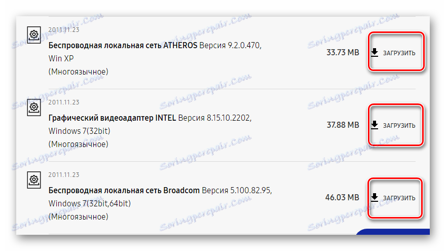 Stáhněte si ovladače zařízení Samsung R540