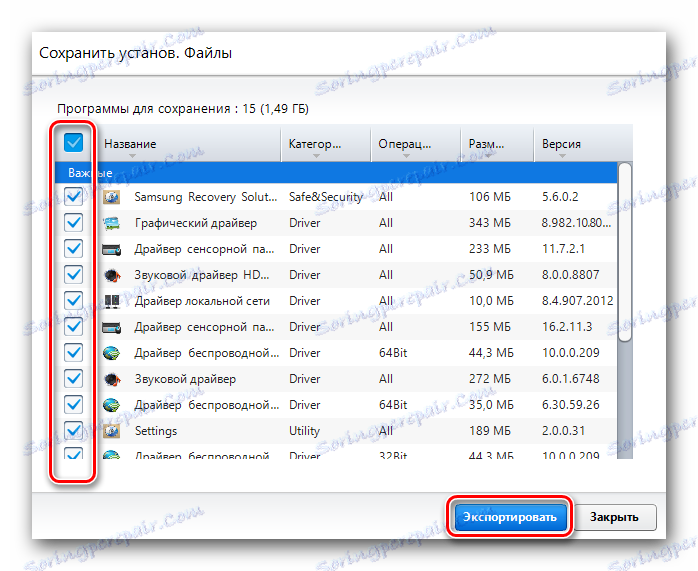 Bilježite upravljačke programe za preuzimanje i instalaciju