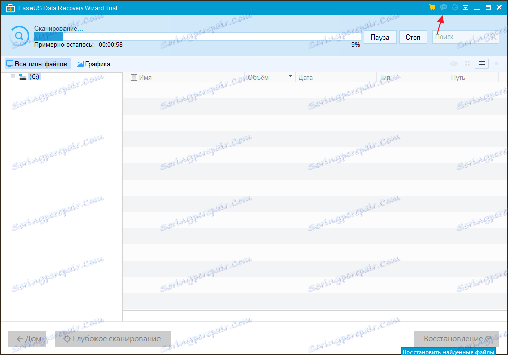 Podpora programu EaseUs Data Recovery Wizard