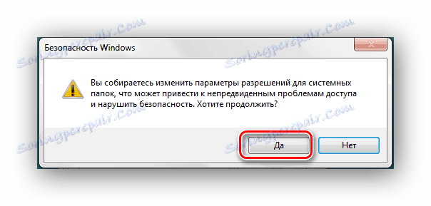 Varnostno opozorilo sistema Windows 7
