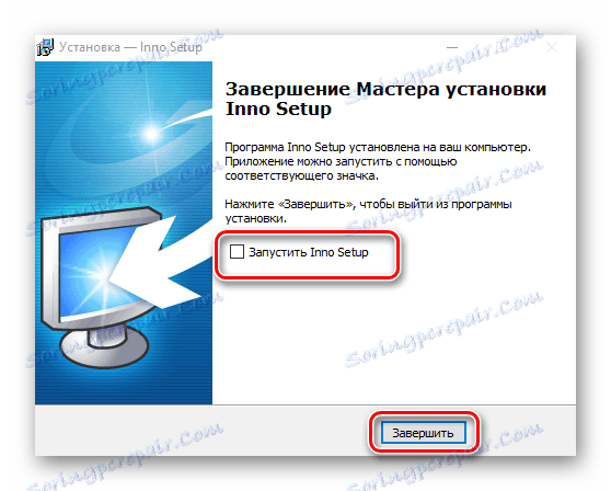 končno namestitev programa Inno Setup