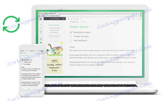 sinkronizacija u Evernoteu