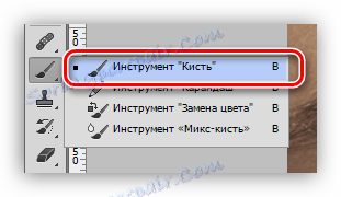 Tool Brush vo Photoshope