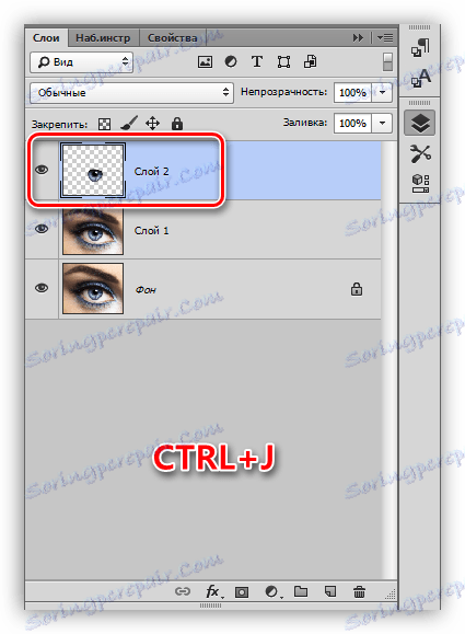 Kopírovať výber na novú vrstvu vo Photoshope