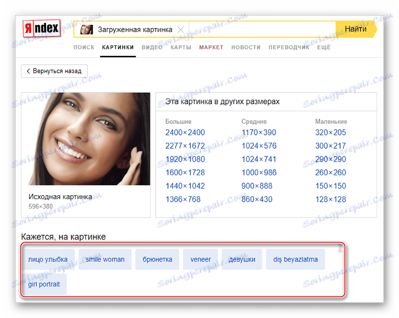 Yandex изображения тагове