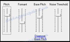 Променете височината на гласа в "Фалшив глас"