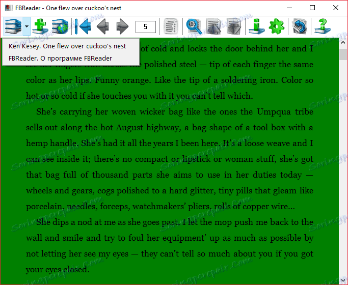 История в FBReader