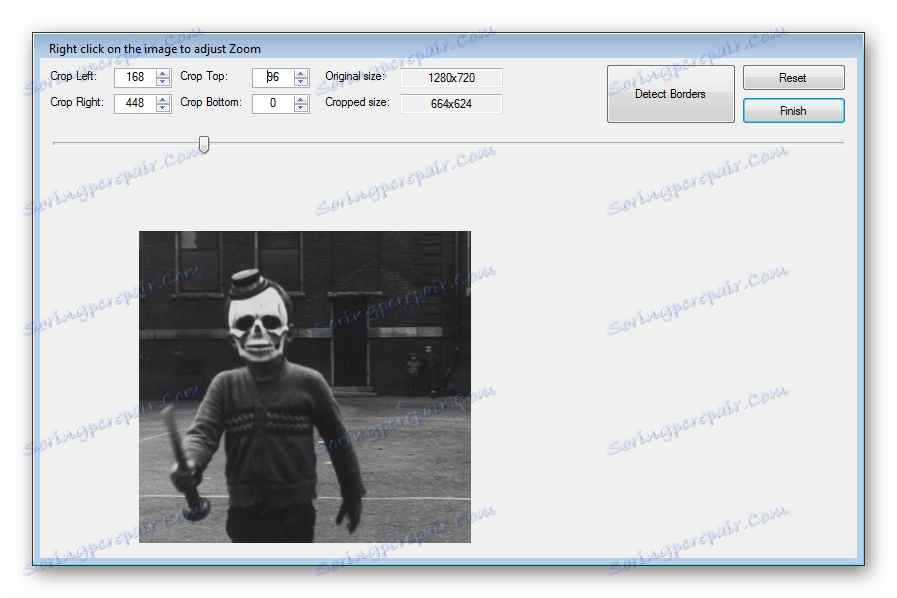 Преоразмеряване на видеофайла FFCoder