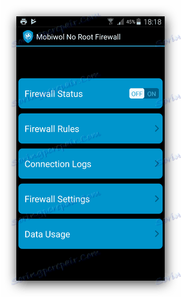 False VPN w Mobiwol Firewall bez root