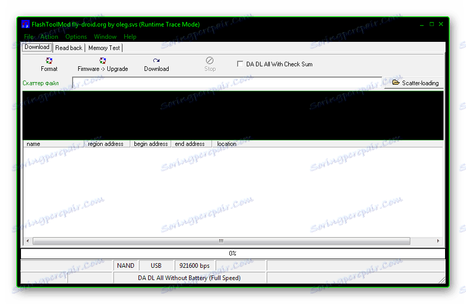 Fly IQ4415 Era Style 3 FlashToolMod головне вікно